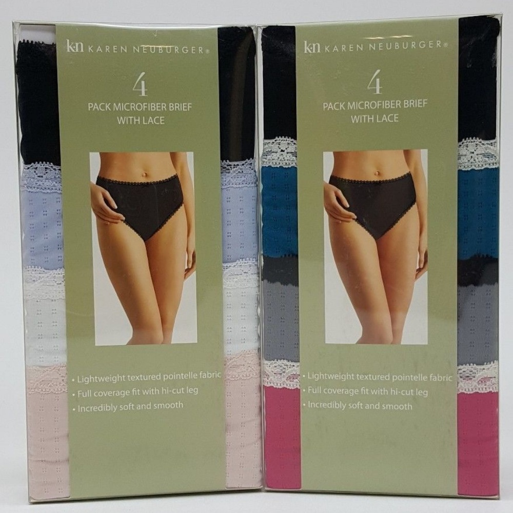 NEW 4 PACK Karen Neuburger Briefs REPACKAGED